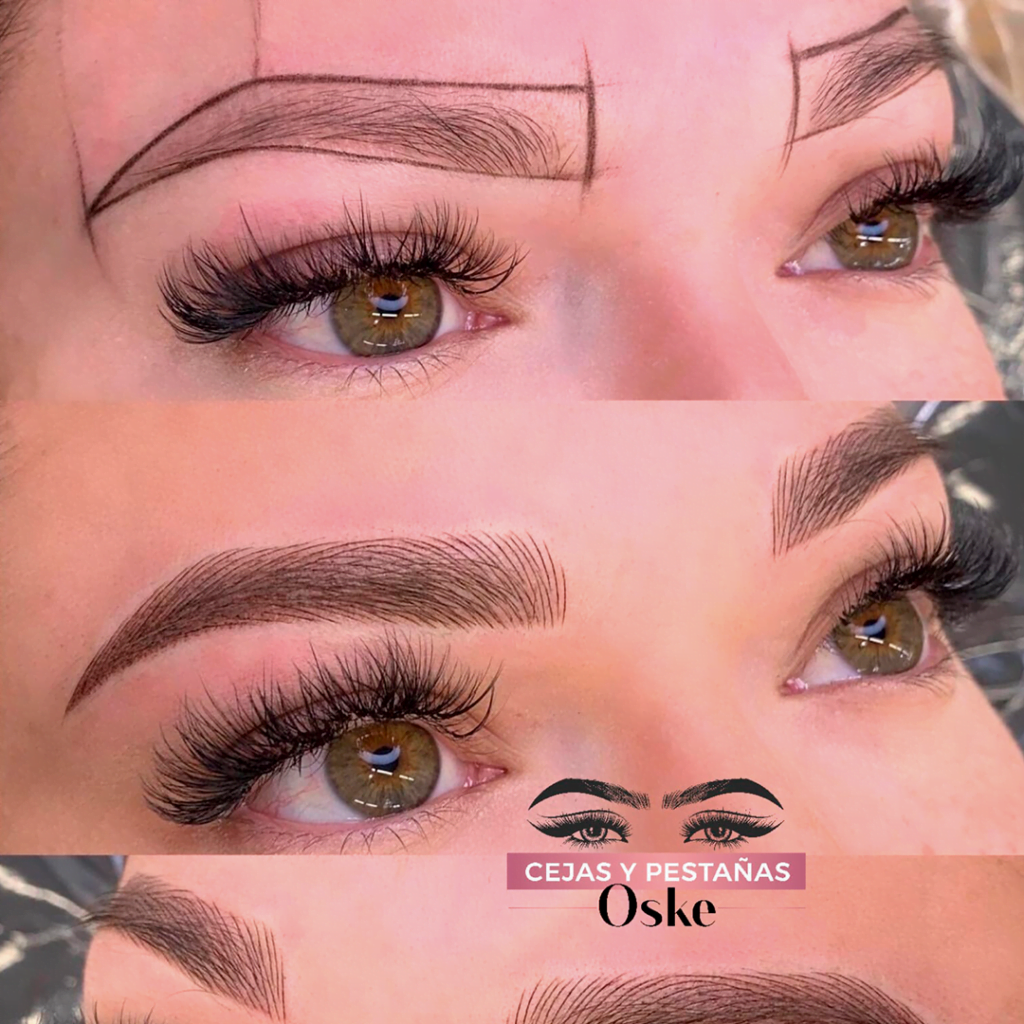 Diseño de cejas microblading